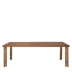 Tavolo da pranzo grande per esterni Lignes in legno