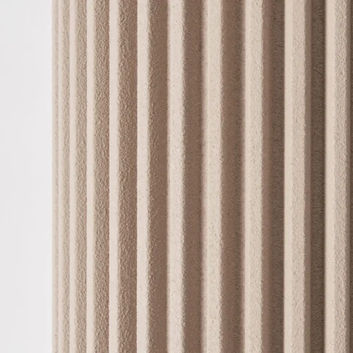 Tavolo Da Pranzo In Alluminio Corkcrete Beige