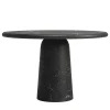 Tavolo da pranzo in marmo Marquinia Nero Nissa di Ivan Colominas