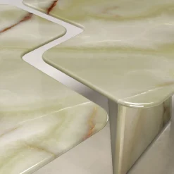 Tavolo da pranzo in Onice Verde L'Armando