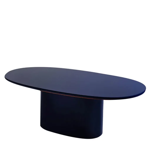 Tavolo da pranzo Oku Oval Blue di Federica Biasi