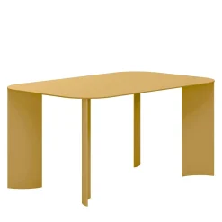 Tavolo da Pranzo Rettangolare Medio India in Metallo per Esterni