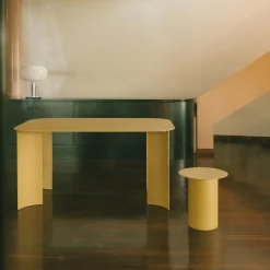 Tavolo da Pranzo Rettangolare Medio India in Metallo per Esterni