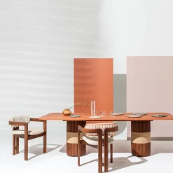 Tavolo da pranzo rettangolare grande per esterni Grissini in legno