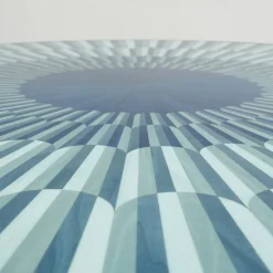 Tavolo da pranzo rotondo blu Altobasso