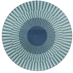 Tavolo da pranzo rotondo blu Altobasso