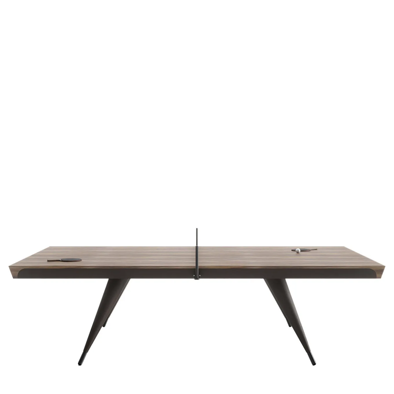 Tavolo da tennis in legno e pelle Blade
