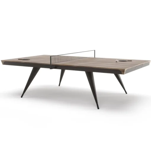 Tavolo da tennis in legno e pelle Blade