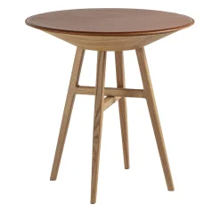 Tavolo d'accento Joker Round Brown