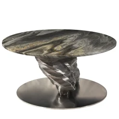Tavolo Meteorite N°2 Calacatta Cielo di Giò Pozzi