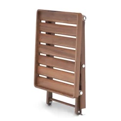 Tavolo pieghevole Iroko di Simone Ciarmoli e Miguel Queda