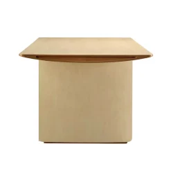 Tavolo rettangolare Aero in legno d'acero di Franco Poli