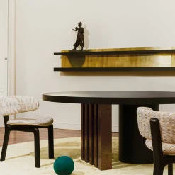 Tavolo rotondo Ozark di Dainelli Studio