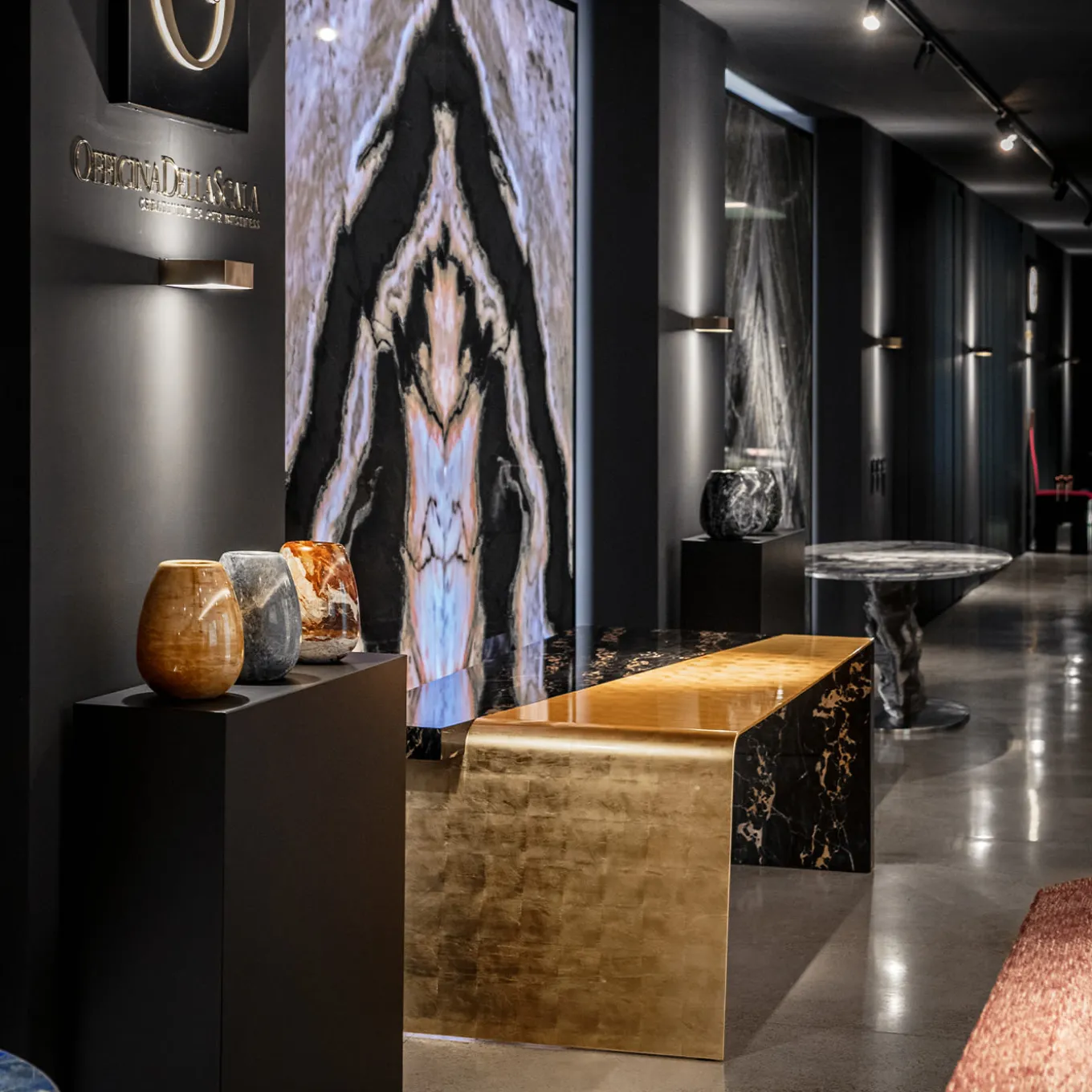 Tavolo Tabula Rasa N°1 Gold di MM Design