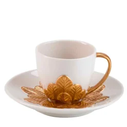 TAZZA DA CAFFÈ PAVONE - ORO #2