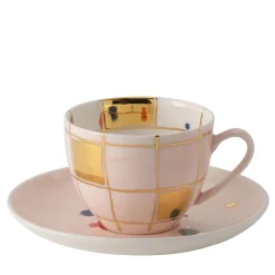 Tazza e piattino quadrati Palm Beach #1