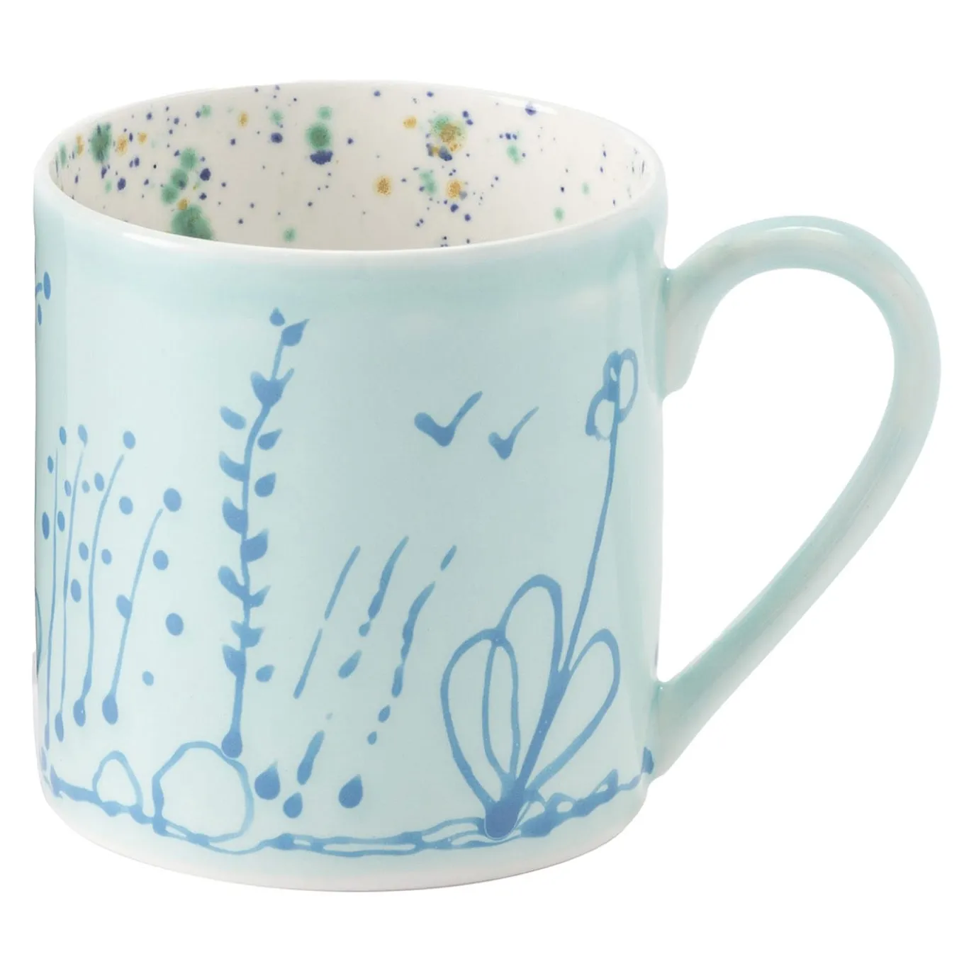 Tazza grande in marmo blu
