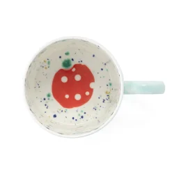 Tazza grande in marmo blu