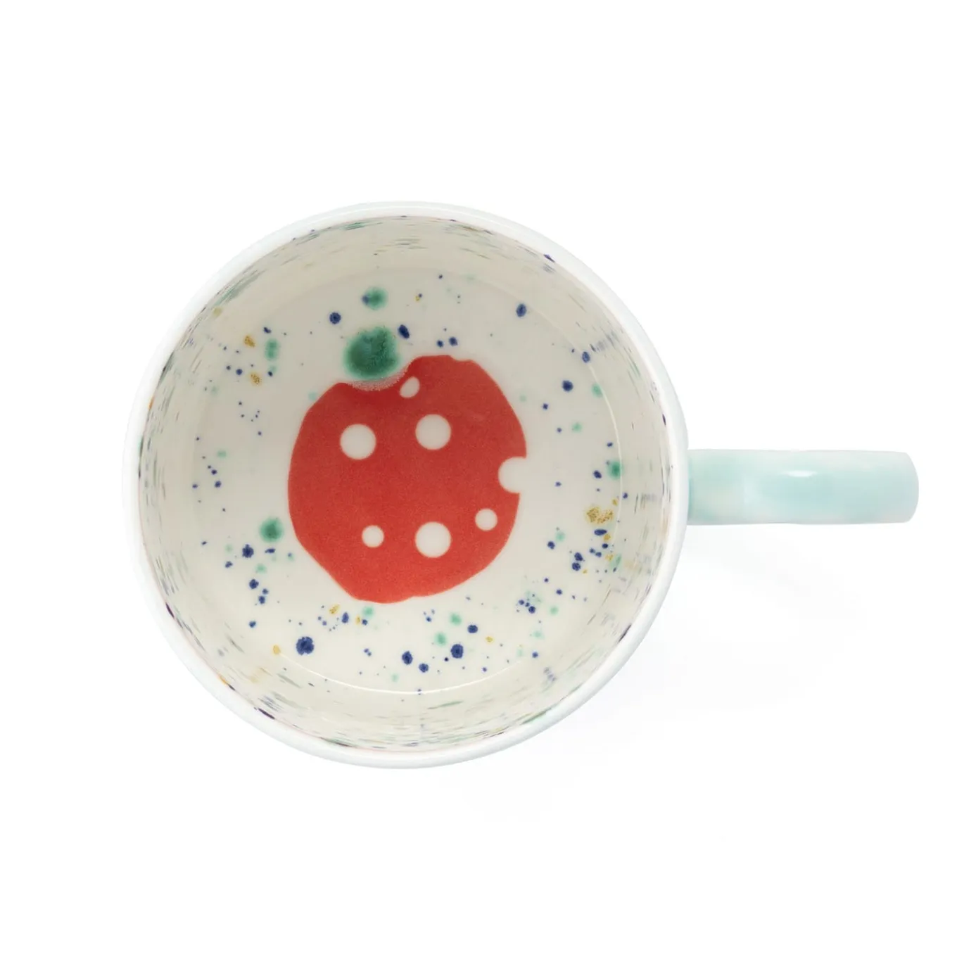 Tazza grande in marmo blu