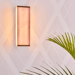 Tech Short in onice rosa e ottone satinato