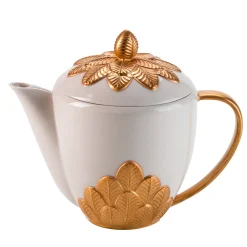 TEIERA PAVONE - BIANCO E ORO #2