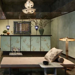 The Poggibonsi Green Floor Lamp