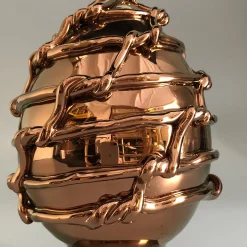 Tiricci Pigna siciliana in bronzo terracotta