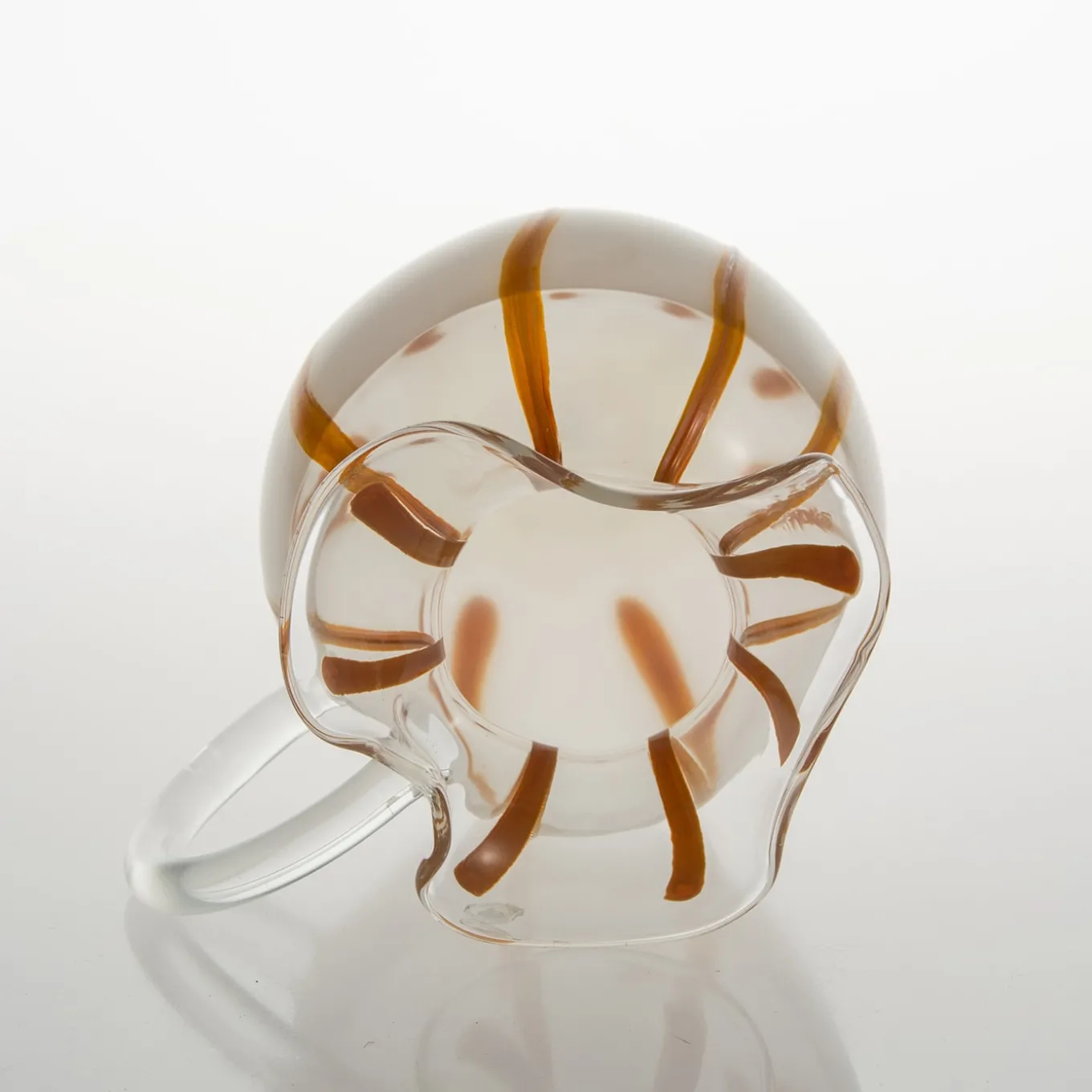 Torcello Mezzo & Mezzo Caraffa bianca e trasparente