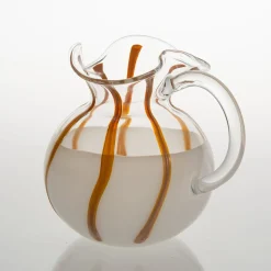 Torcello Mezzo & Mezzo Caraffa bianca e trasparente