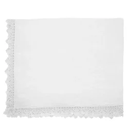 Tovaglia bianca con pizzo siciliano