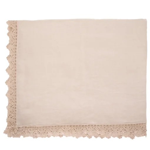 Tovaglia crema con pizzo siciliano
