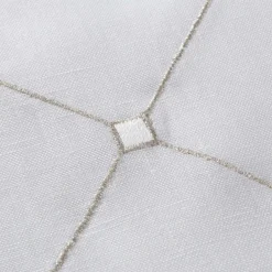 Tovaglia di lino a diamante