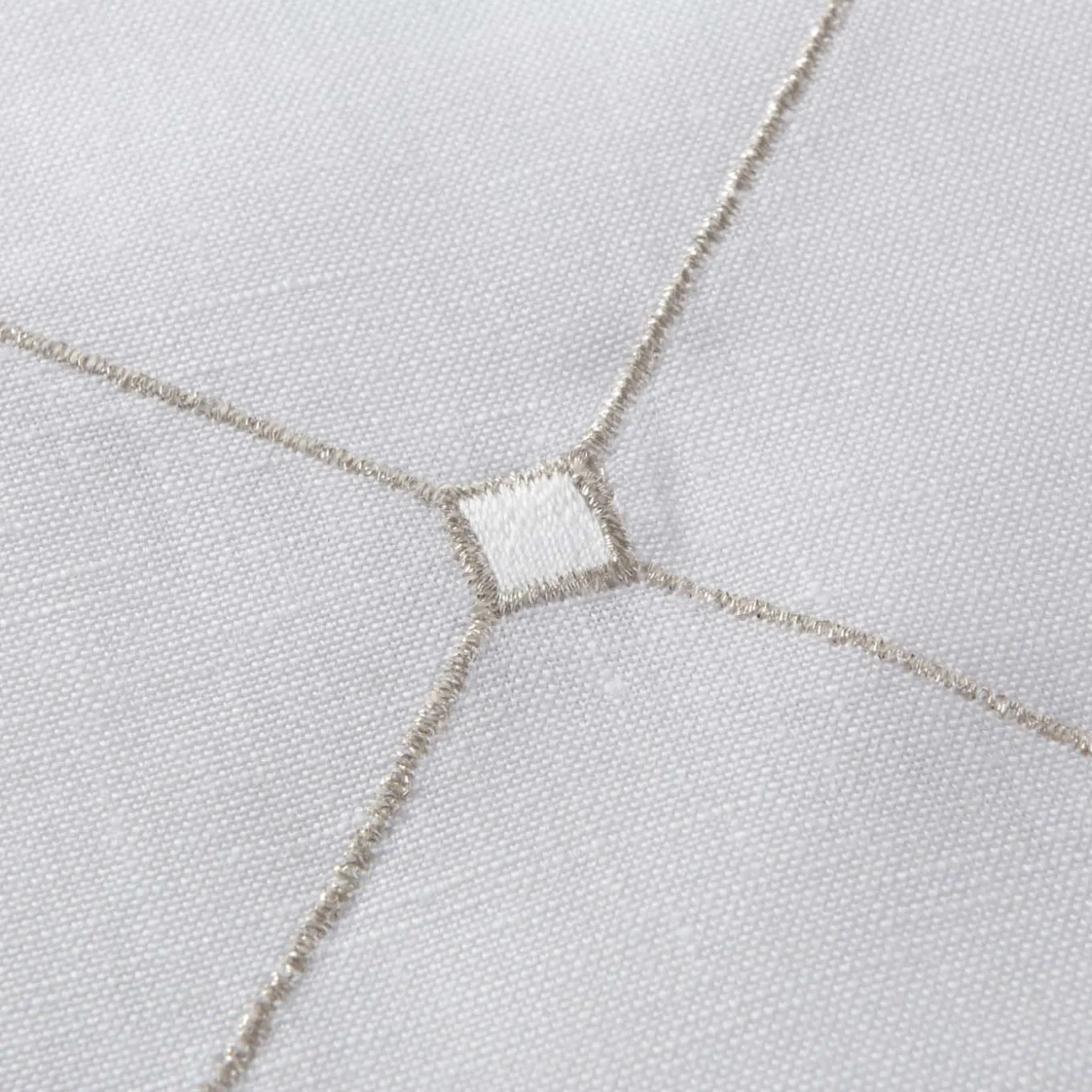 Tovaglia di lino a diamante