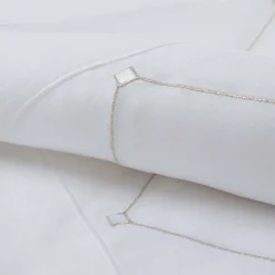 Tovaglia di lino a diamante