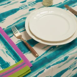 Tovaglia Flame Design Pavone Veronese