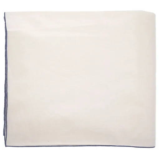 Tovaglia in lino cerato bianco