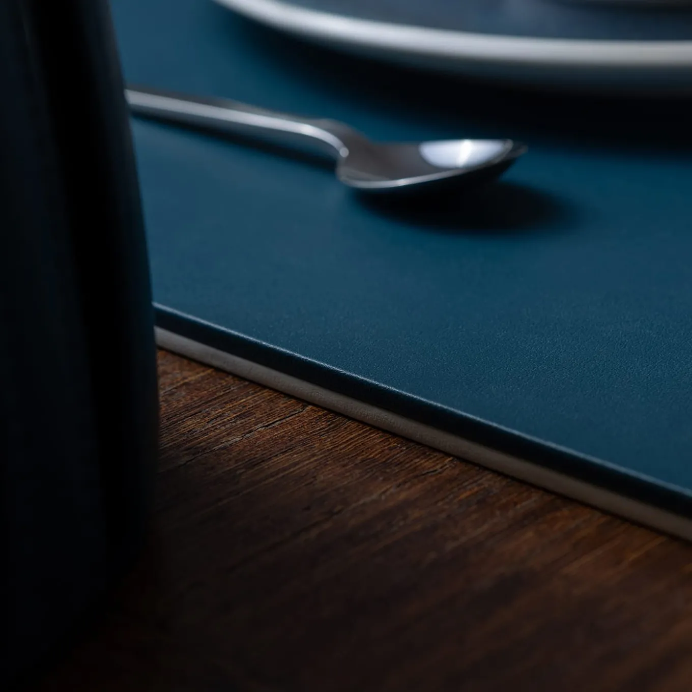 Tovaglietta rettangolare Mondrian Amalfi Blue e Luna White