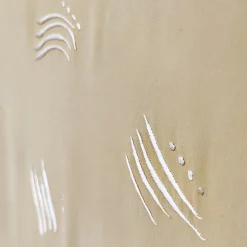 Trazos I Arazzo giallo ricamato #1