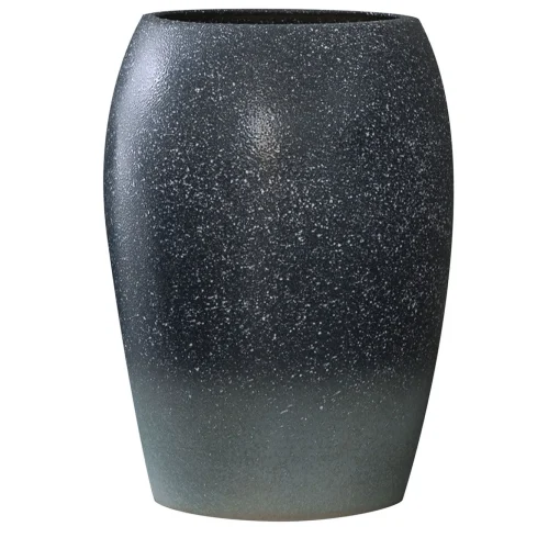 Tropea Vaso grande in ceramica bicolore screziata