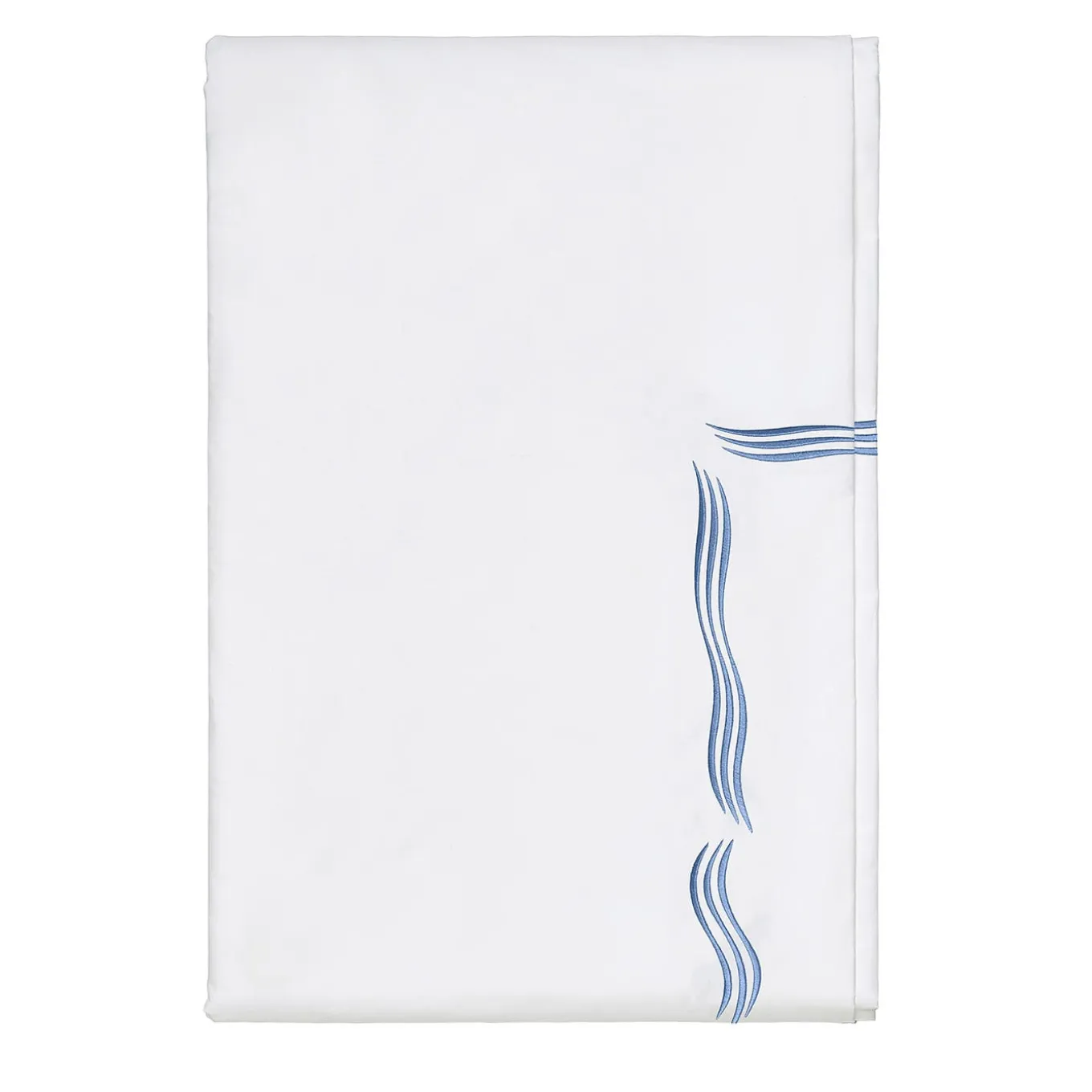 Tuffo Copripiumino King US bianco e blu Assisi