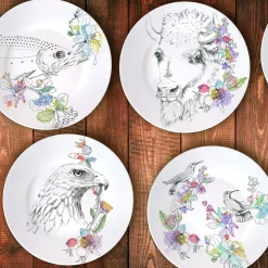 Un piatto per la cena con l'aquila americana di An Ode To The Woods