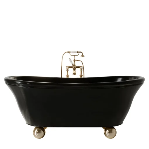 Vasca da bagno Aurora Bijoux verniciata nera