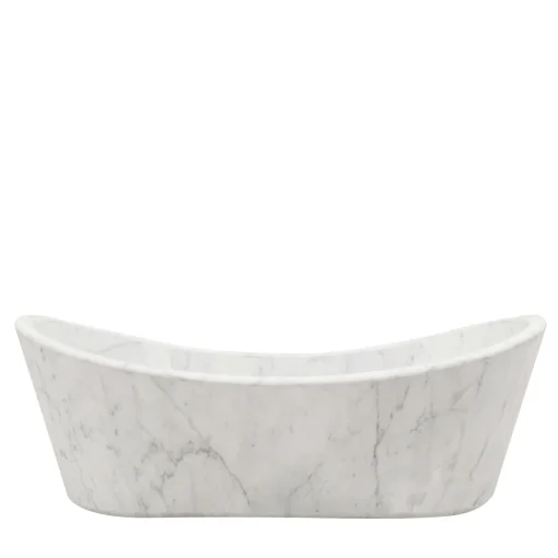 Vasca da bagno in marmo Carrara bianco Caresi