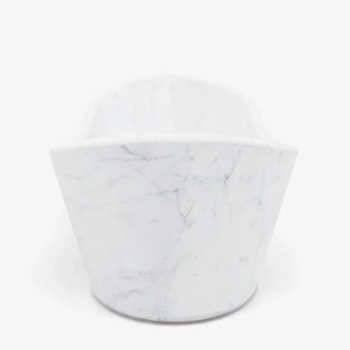 Vasca da bagno in marmo Carrara bianco Caresi