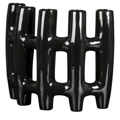 Vaso a bocciolo nero