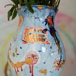 Vaso Afrodite blu