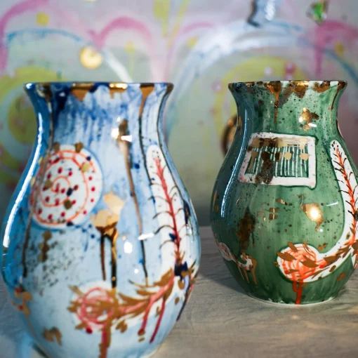 Vaso Afrodite blu