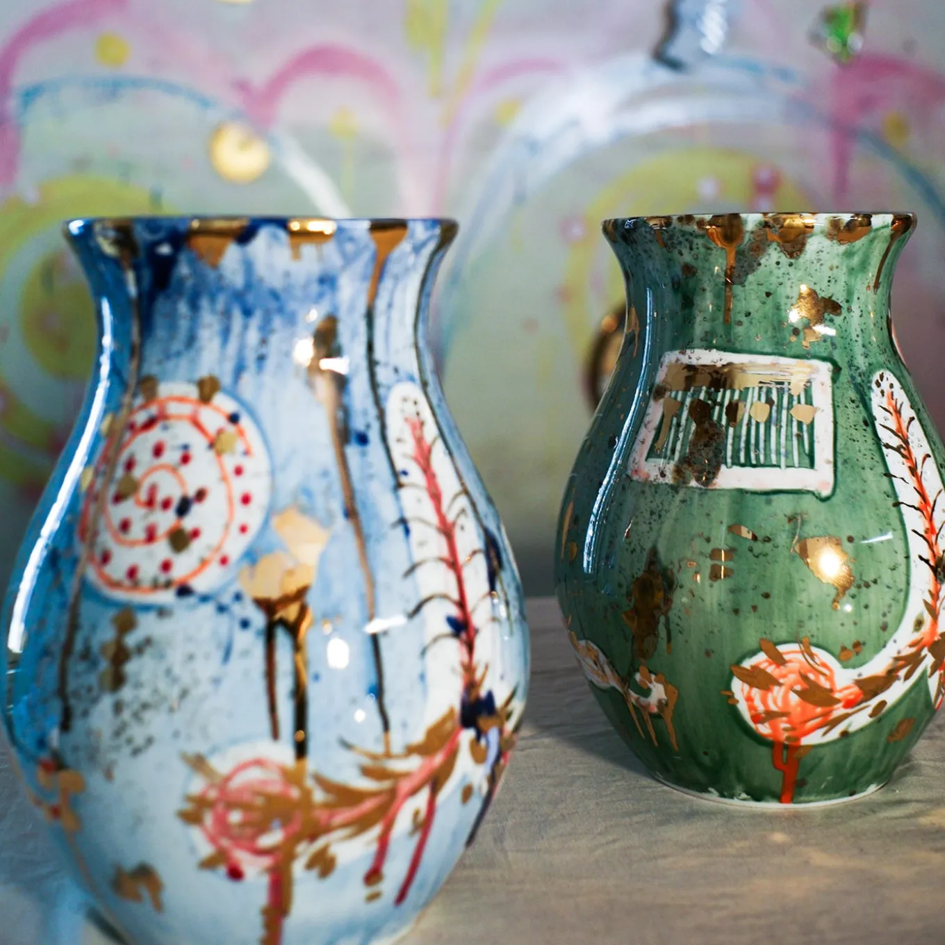 Vaso Afrodite blu