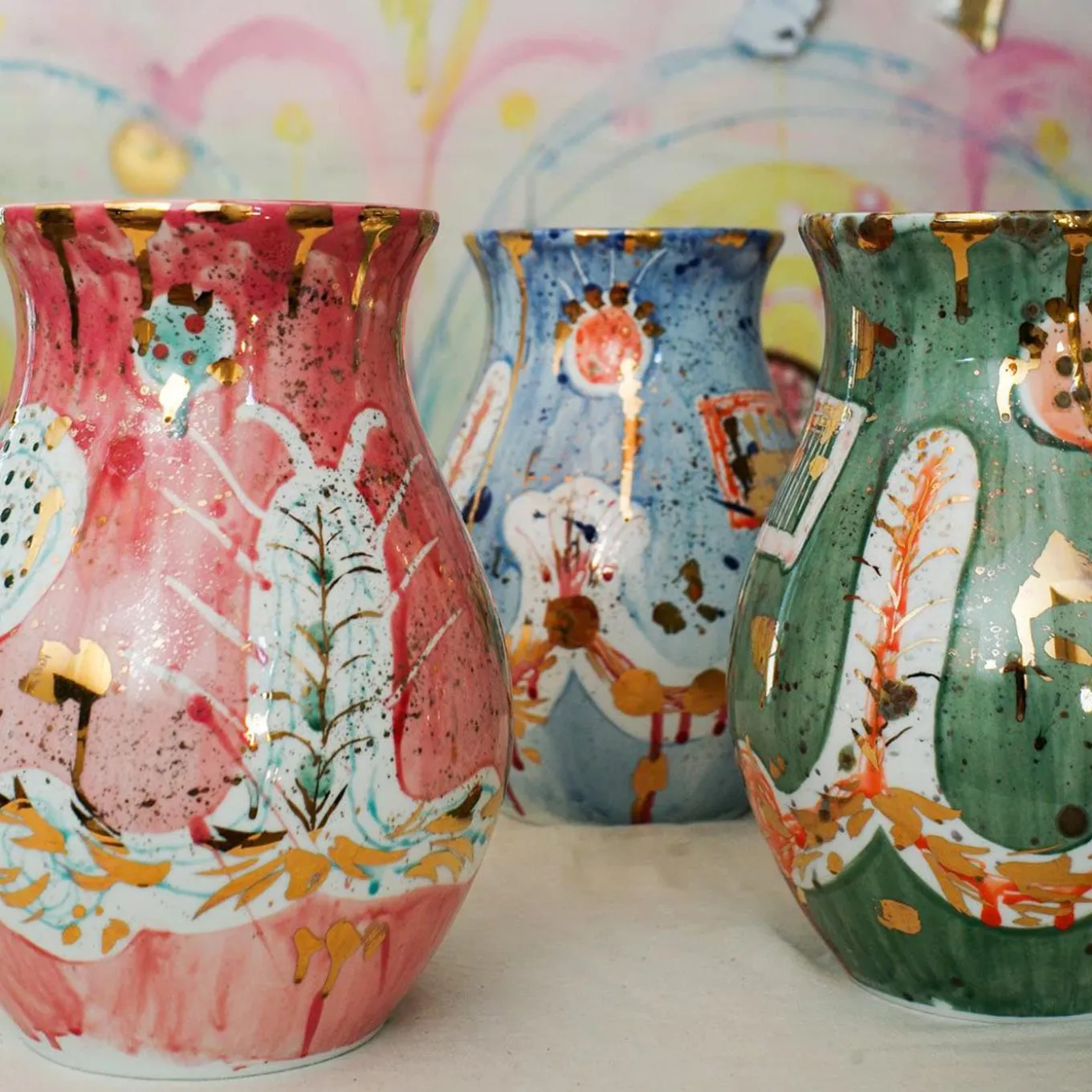 Vaso Afrodite blu