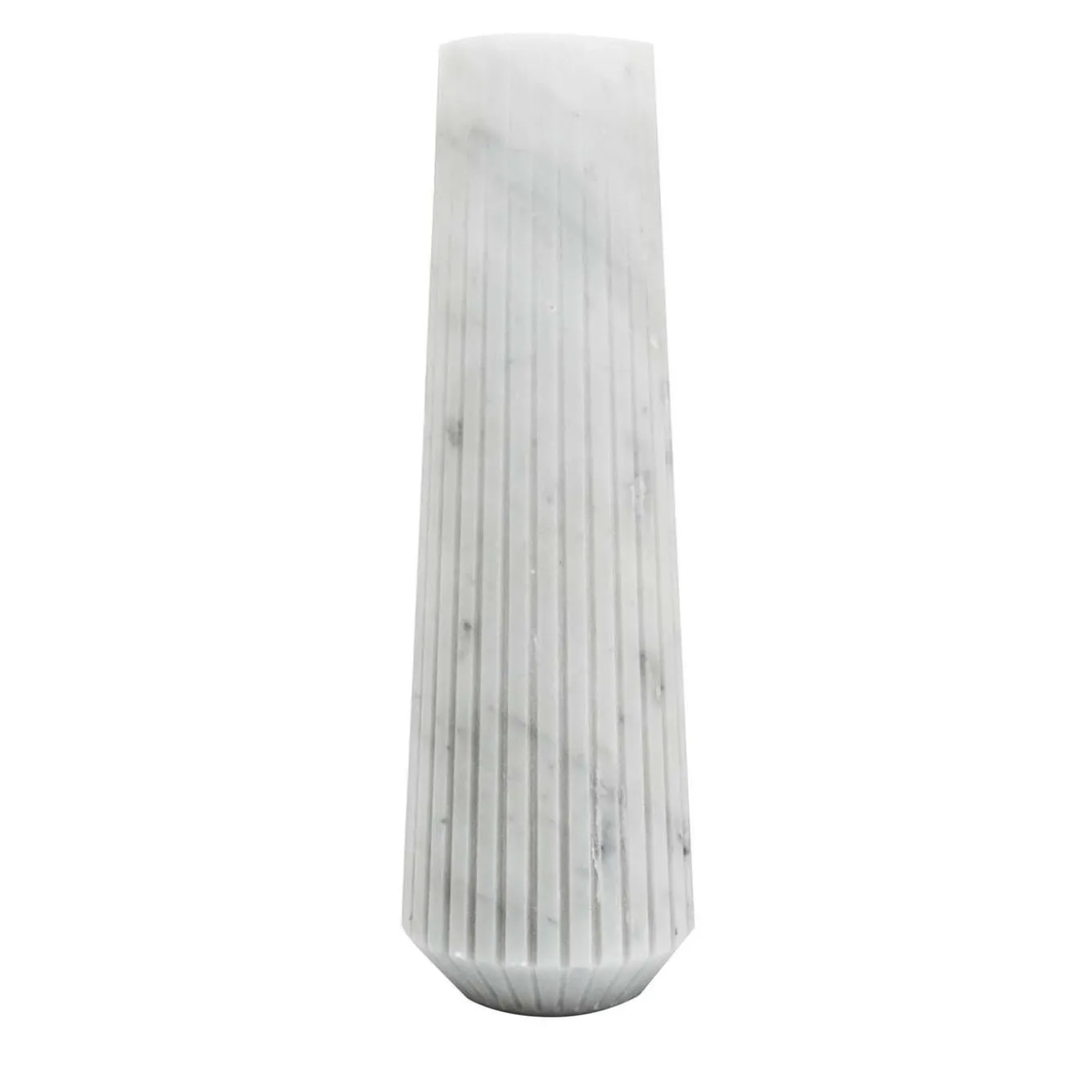 Vaso alto in marmo bianco di Carrara di Jacopo Simonetti